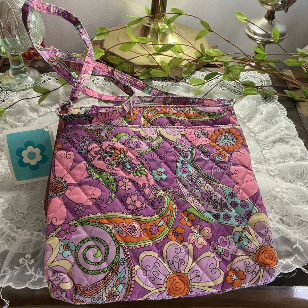 Floral Pink and Purple Bag